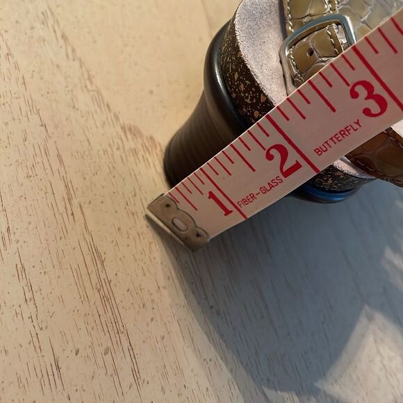 SAS Women's Allegro Beige Patent Croc Print Strappy Comfort Sandal 9.5 W Wide - Picture 16 of 16